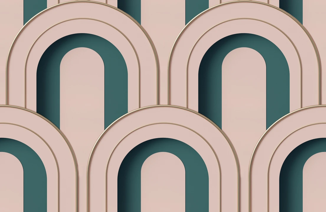 Arch Deco Bijou, Rebel Pink