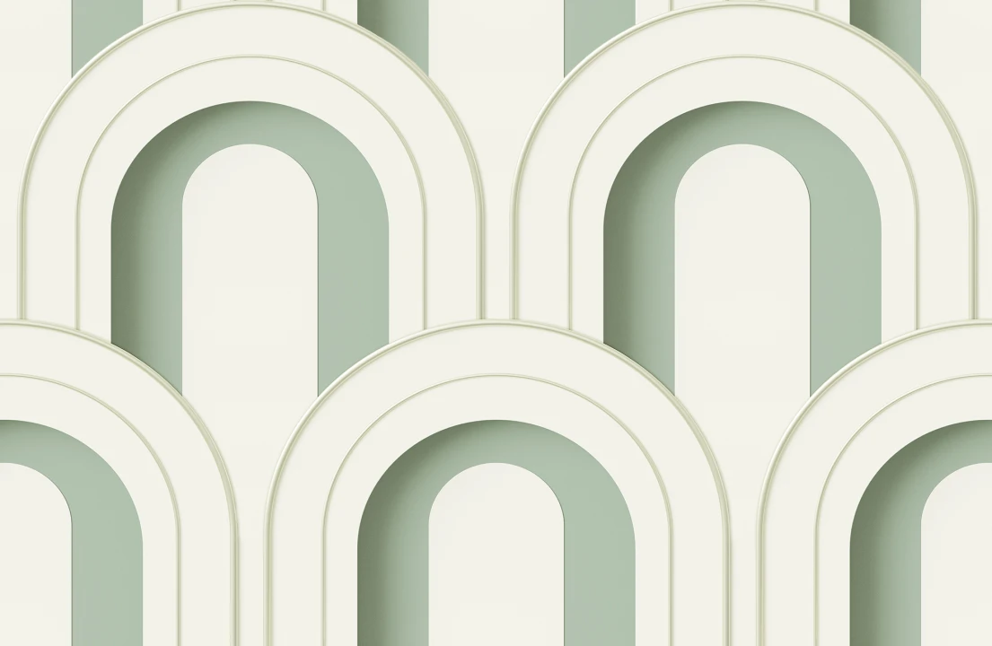 Arch Deco Bijou, Soft Green