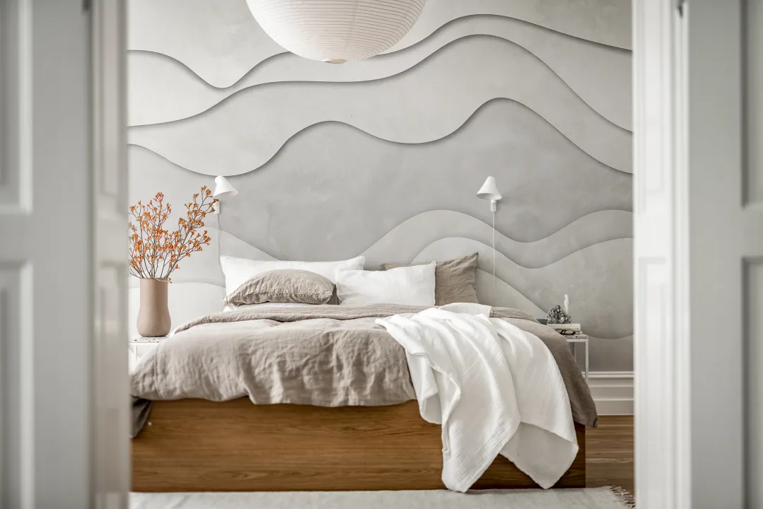 3D Wave, White