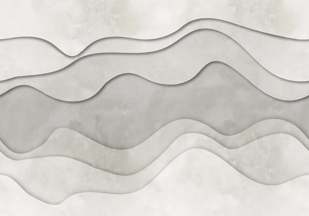3D Wave, White