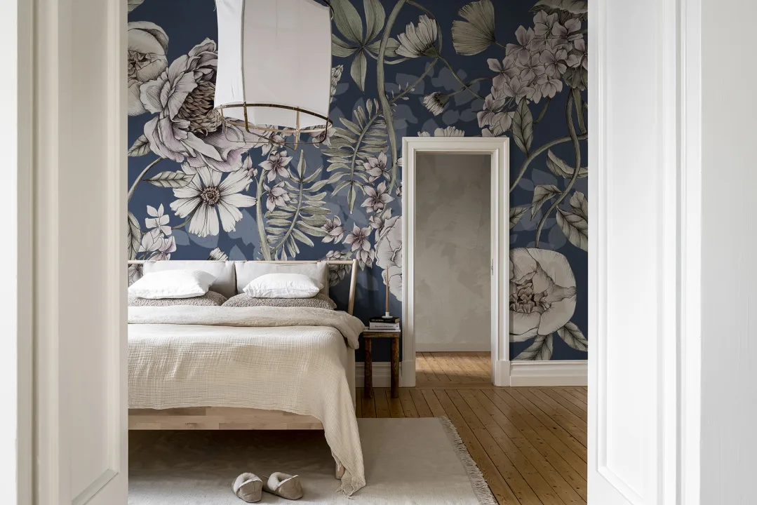 Spring Flower, Dark Blue