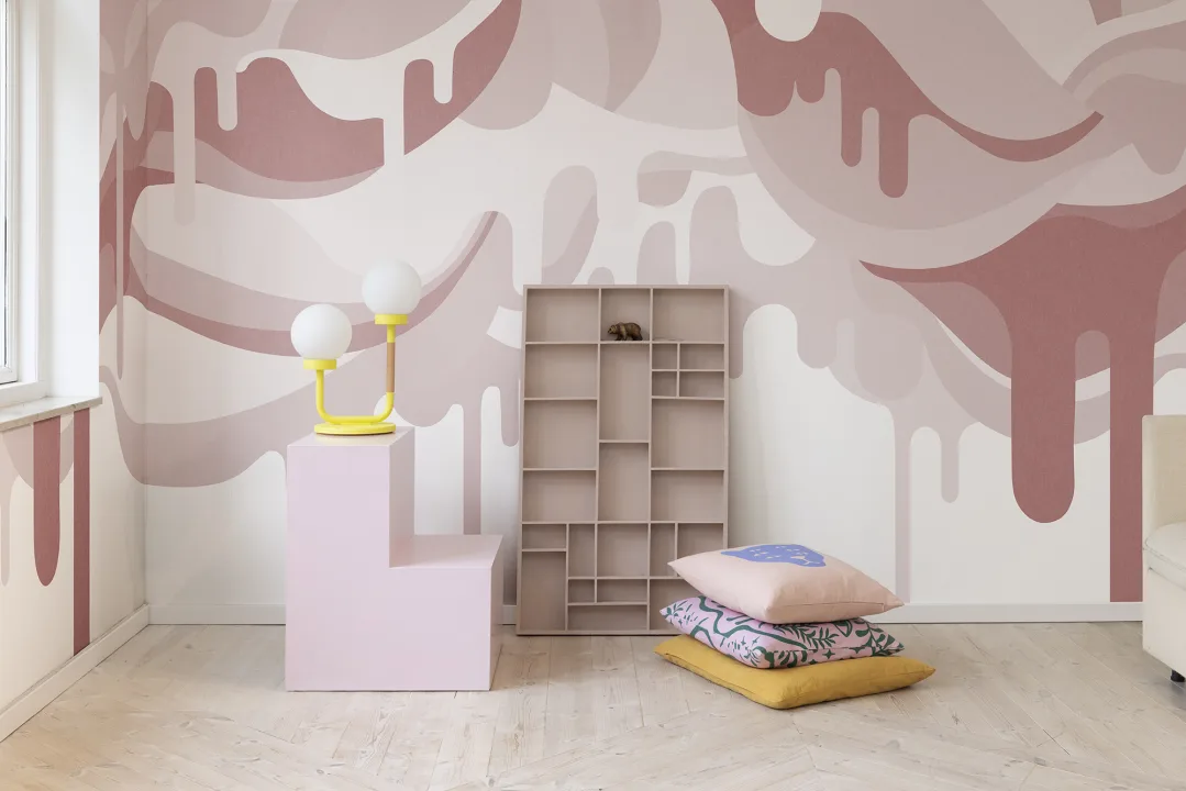 Dripping Ice Cream Pink