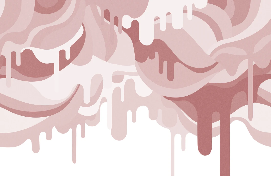 Dripping Ice Cream Pink