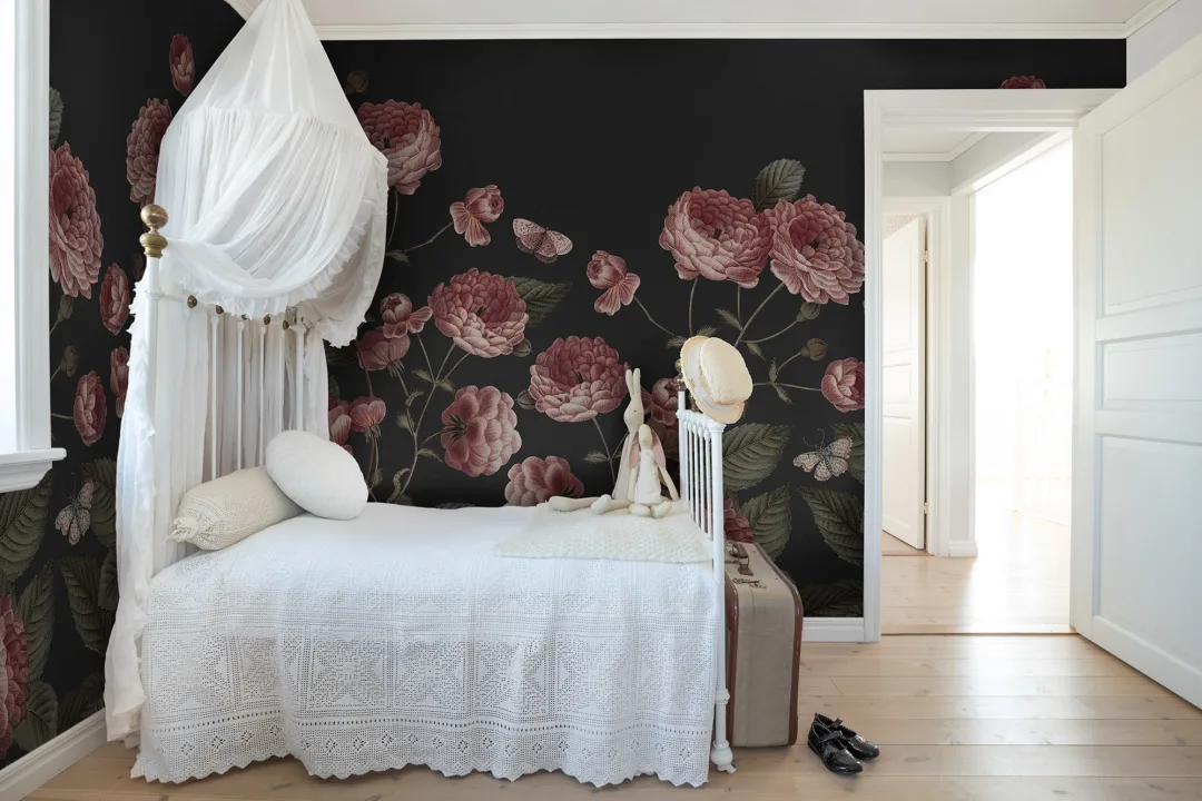 Grandes fleurs à grande échelle