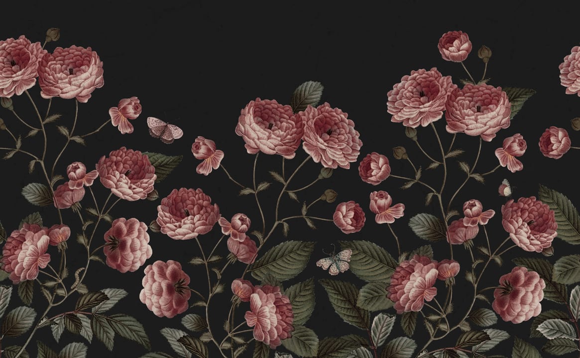 Grandes fleurs à grande échelle