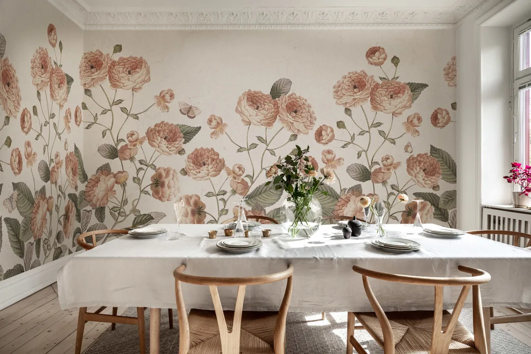 Nydelig blomster i stor skala