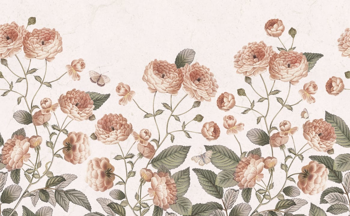 Wunderschönes florales Muster im Großformat