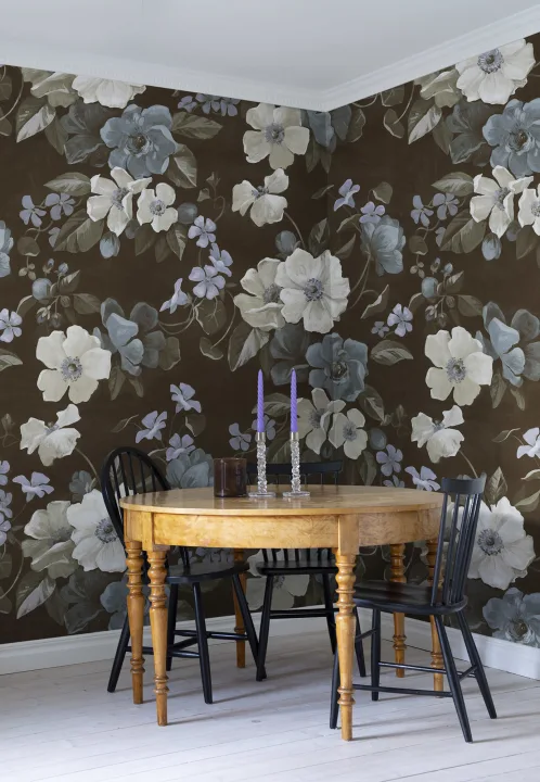 Handgemalte Vintage-Blumen