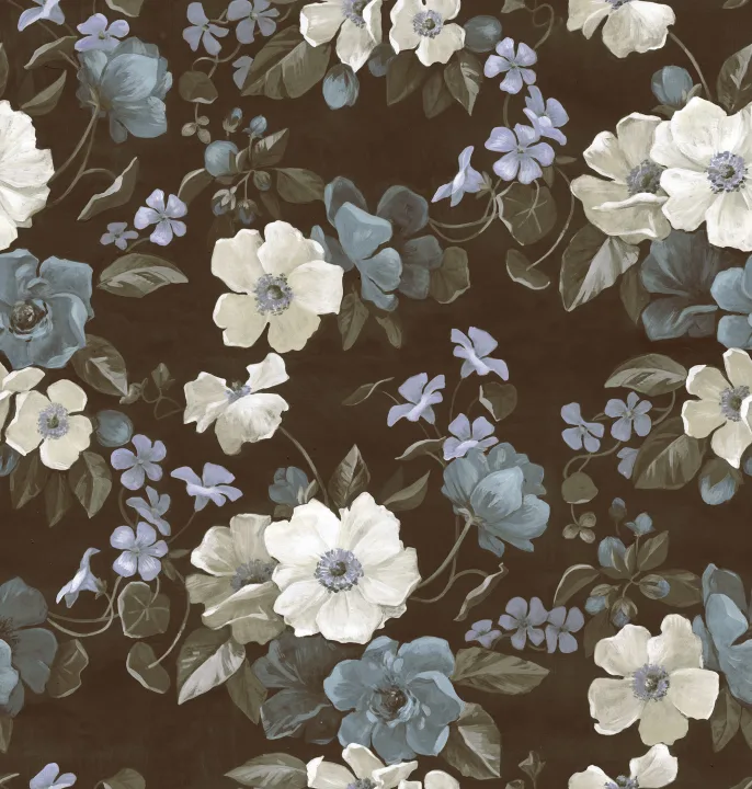 Handgemalte Vintage-Blumen