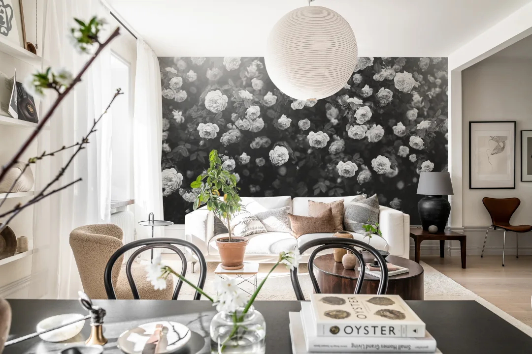 Design de roses enveloppant