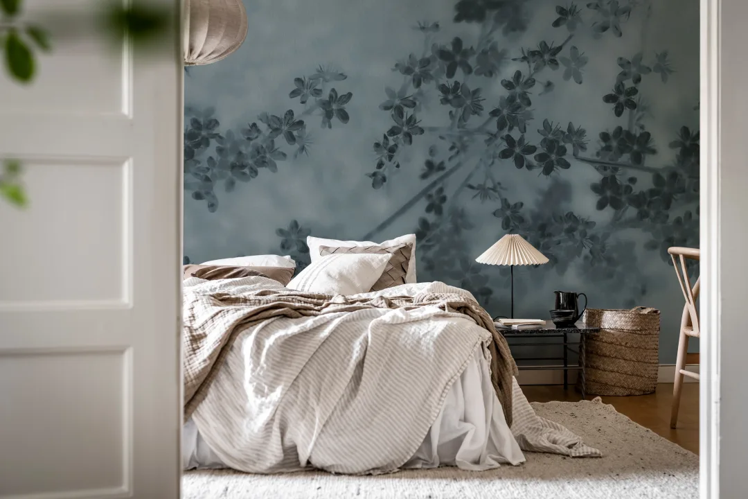 Jeu d'ombre bleue