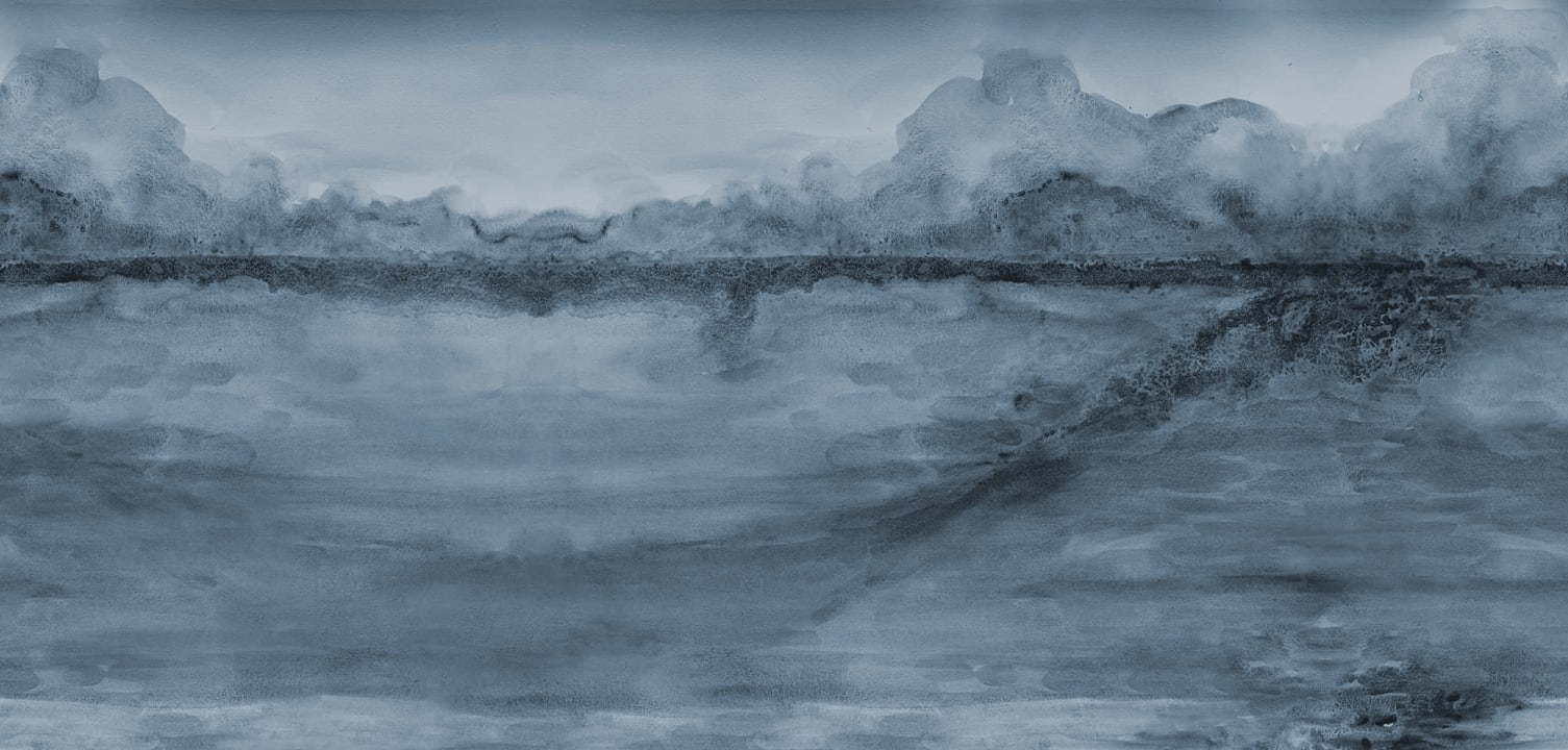 Paysage marin bleu