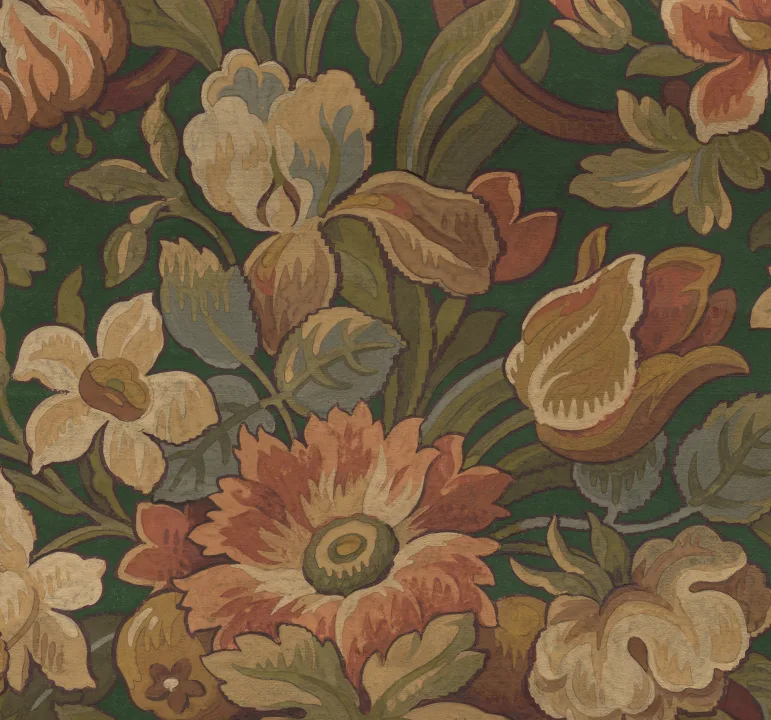 Vintage Flora, Green
