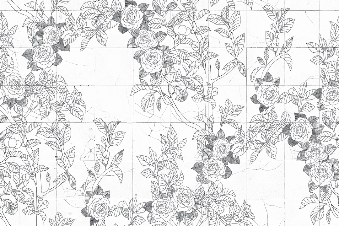 Rose Tiles, Graphite
