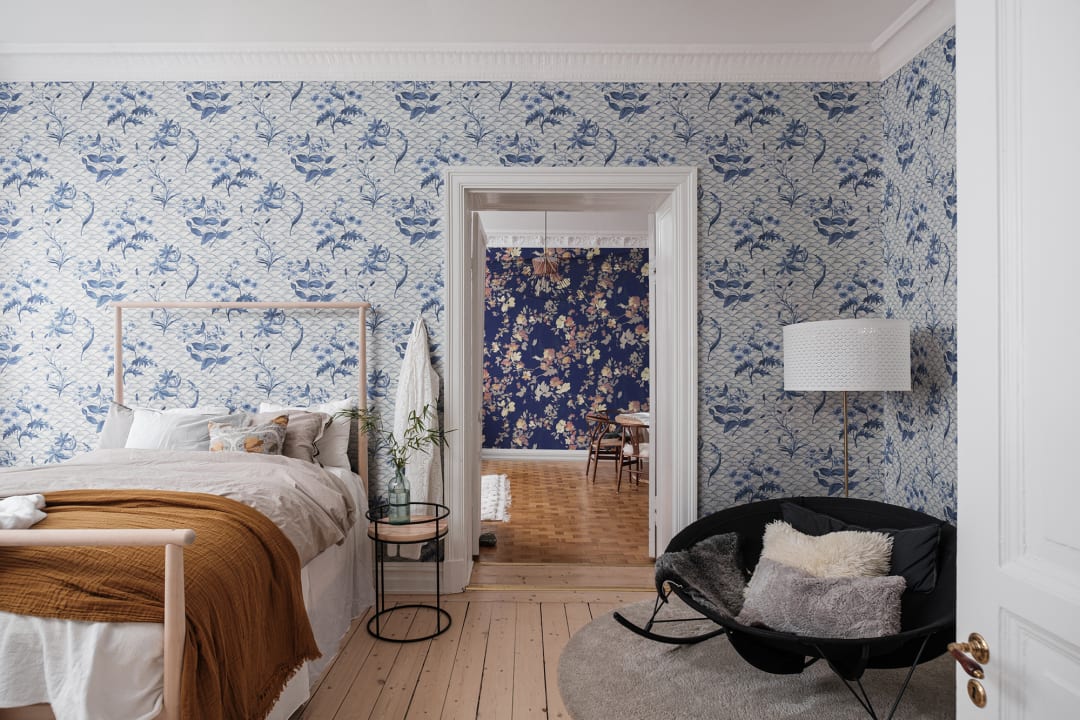 Floral Ripple Blue