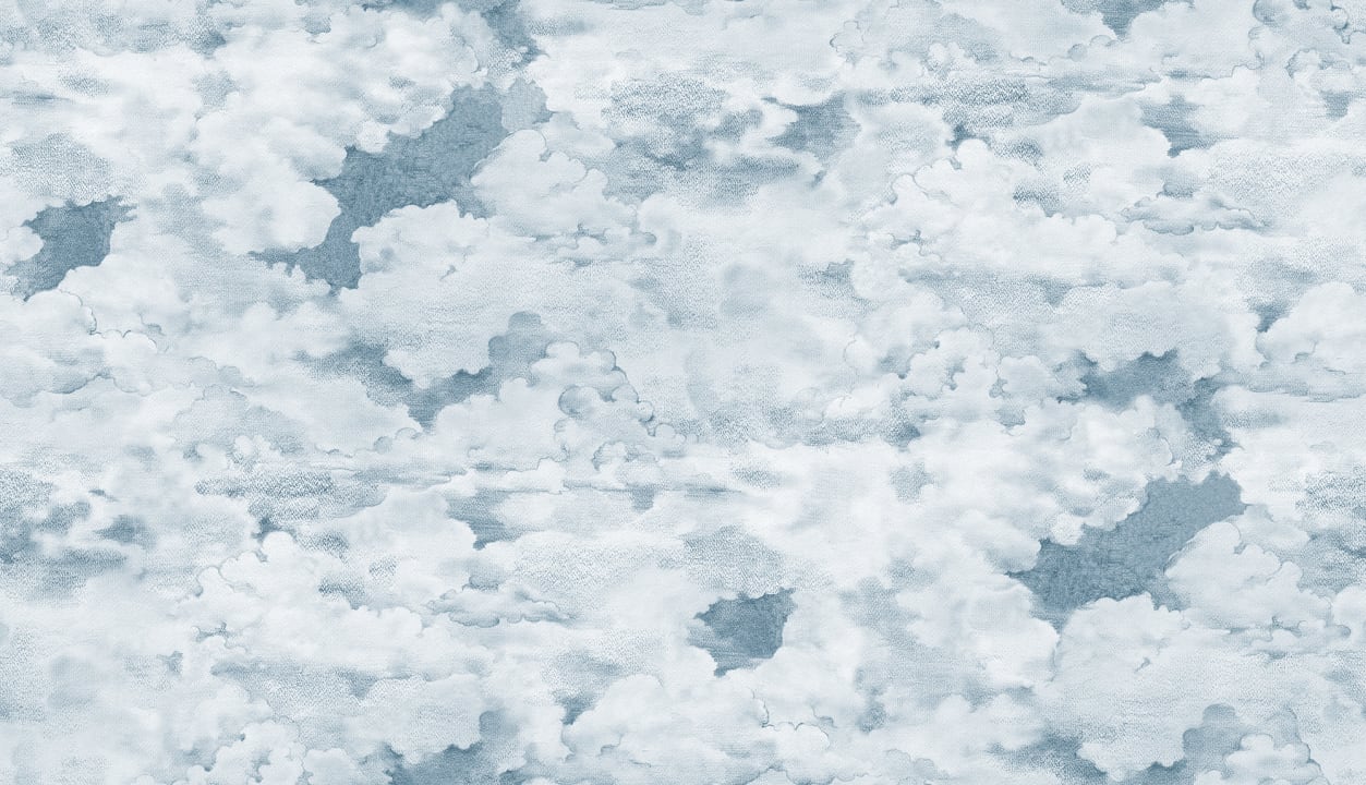 Chubby Clouds, Soft Blue