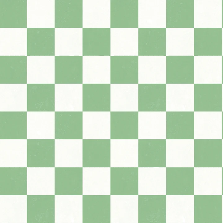 Papier peint panoramique à carreaux verts