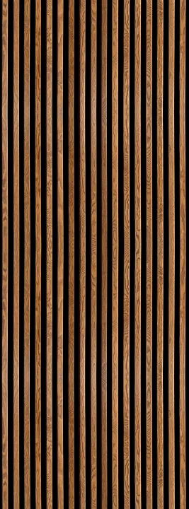 Vertical wood wall panels