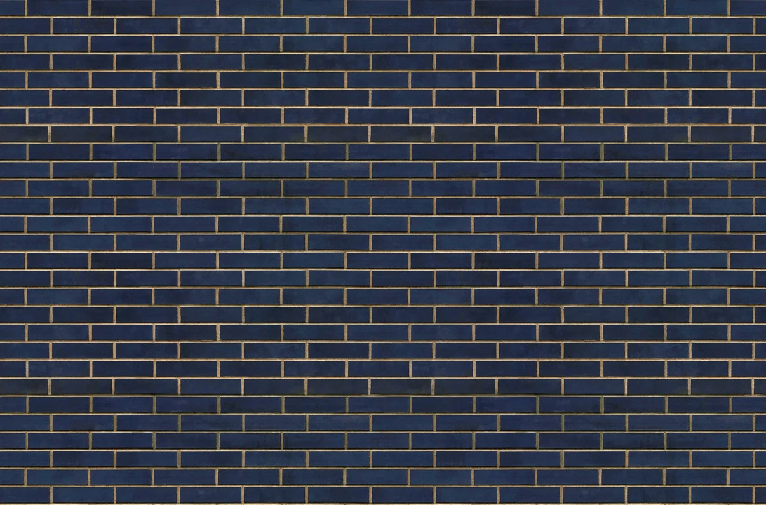 Wall of Tiles in Blue