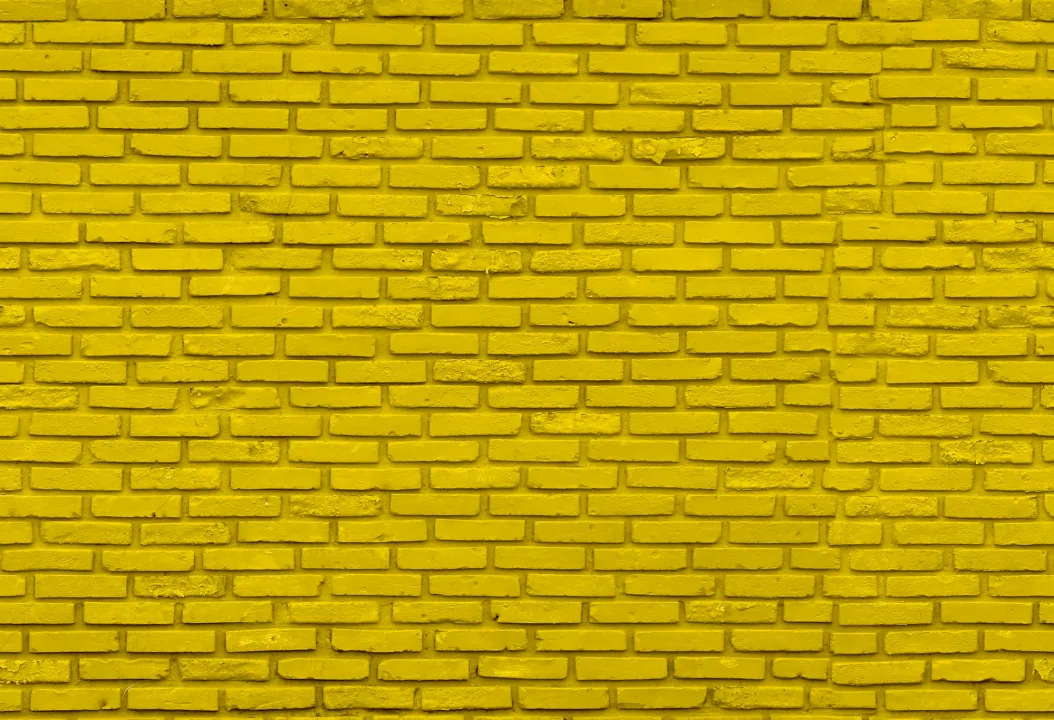 Brick Wall in Yellow