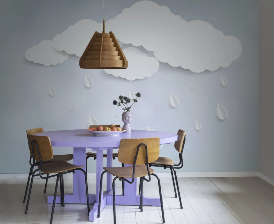 El arte de la lluvia de papel