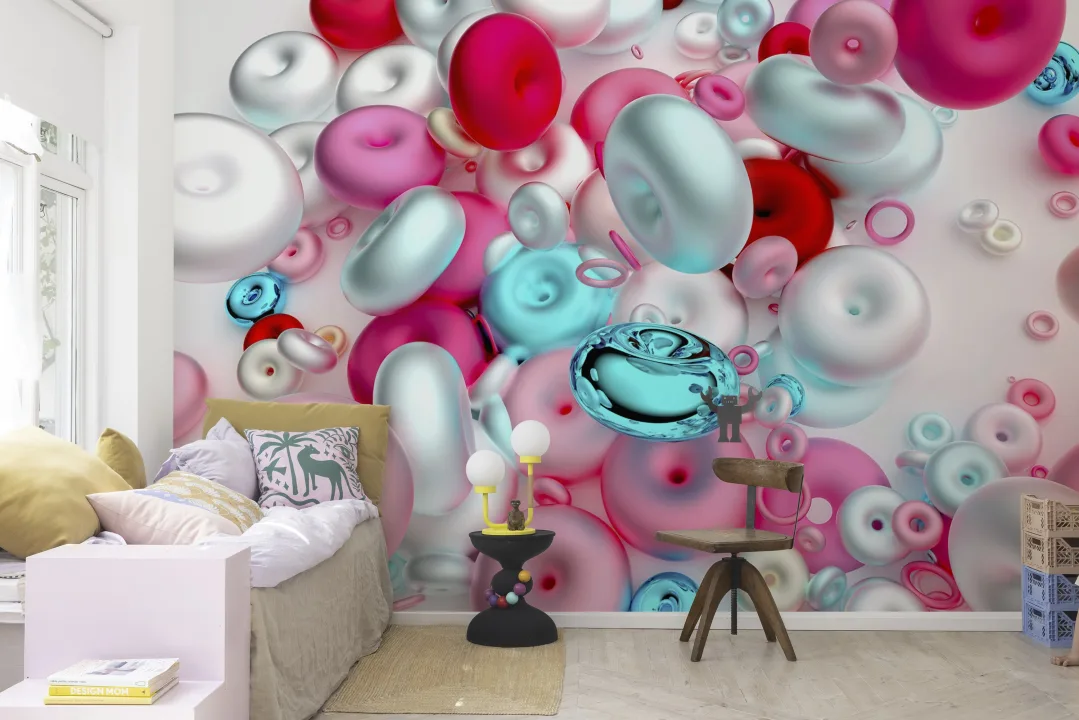 3D weergegeven abstracte kunst 