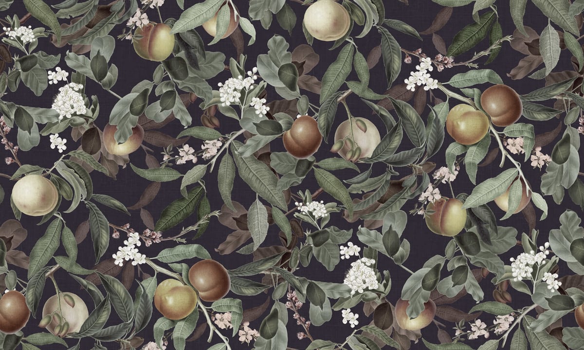 Peach - fruits and flowers