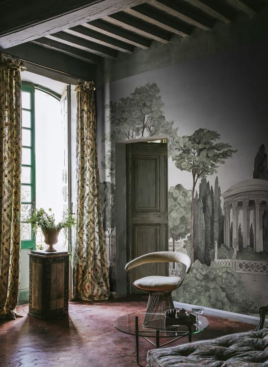 Lush Trees and Stately Buildings