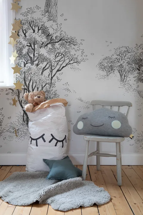 Artistic Illustration of A Childhood Forest