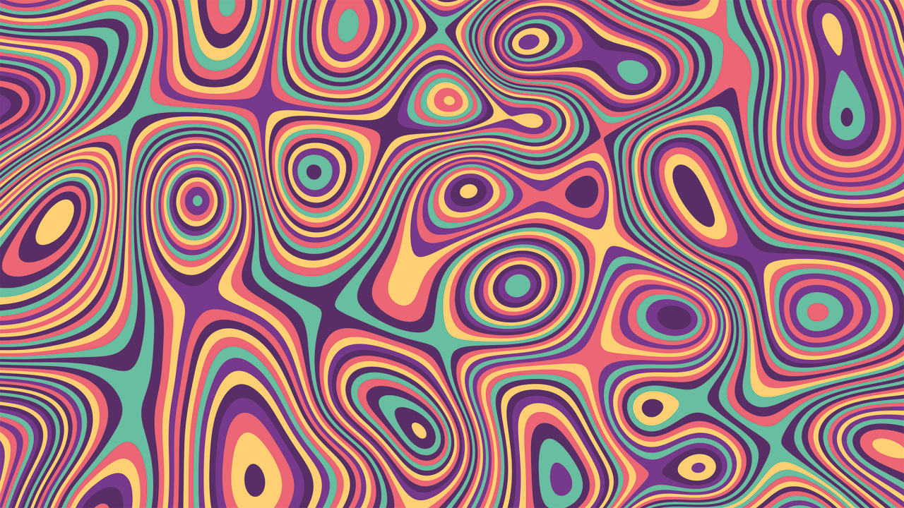 Eintauchen in eine Welt der Farben und des Fließens