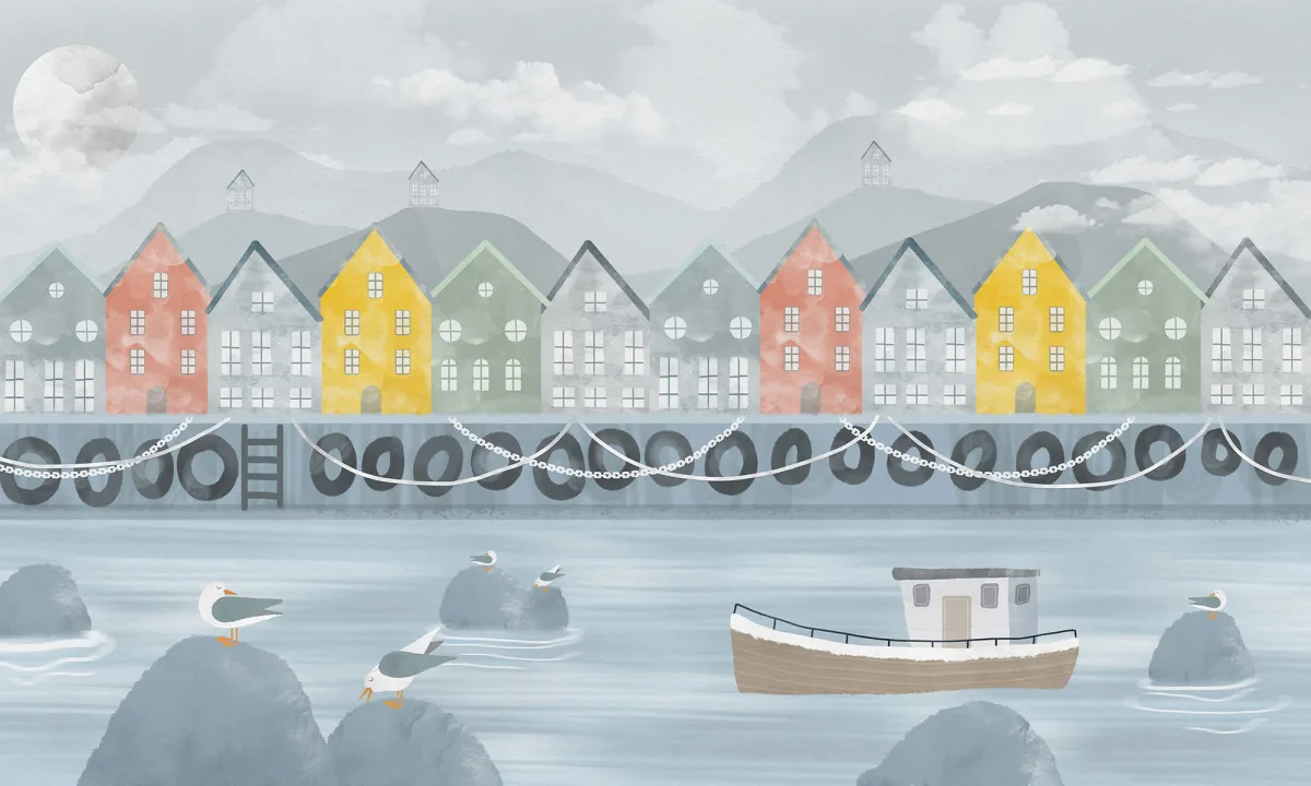 En pittoresk semester vid havet