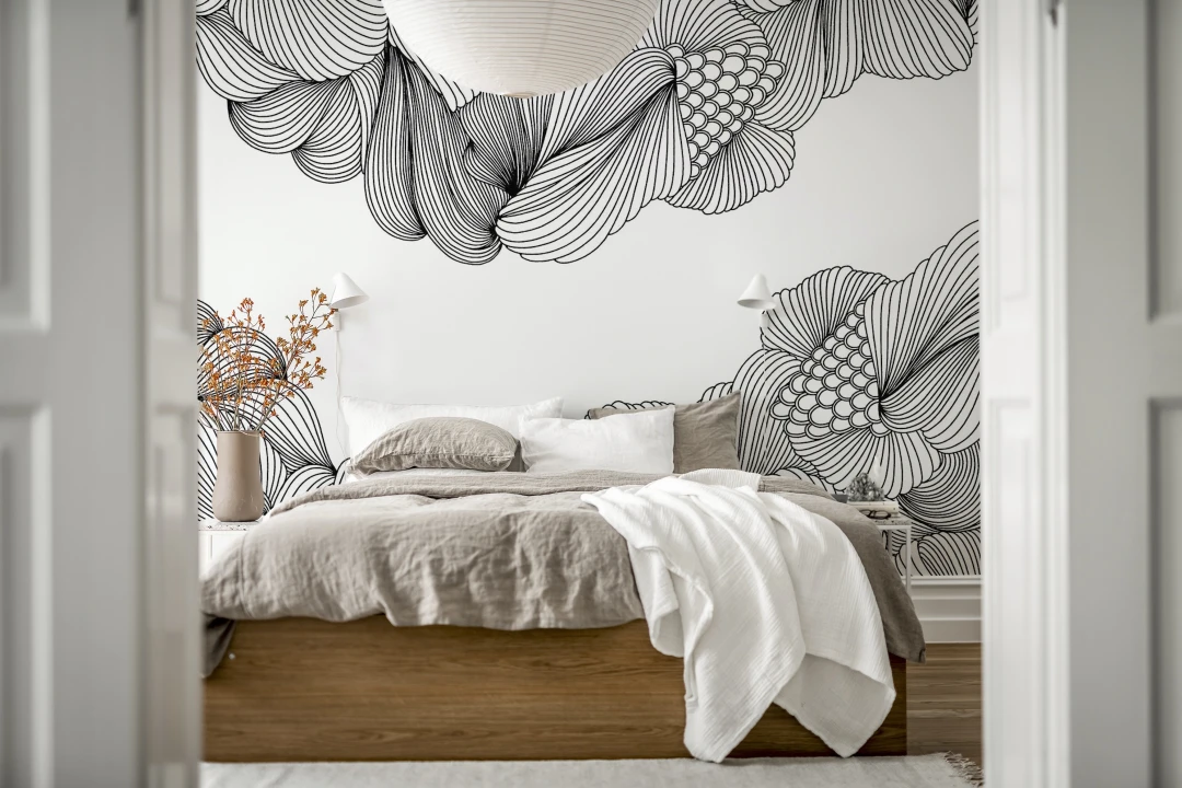 Lignes noires lisses
