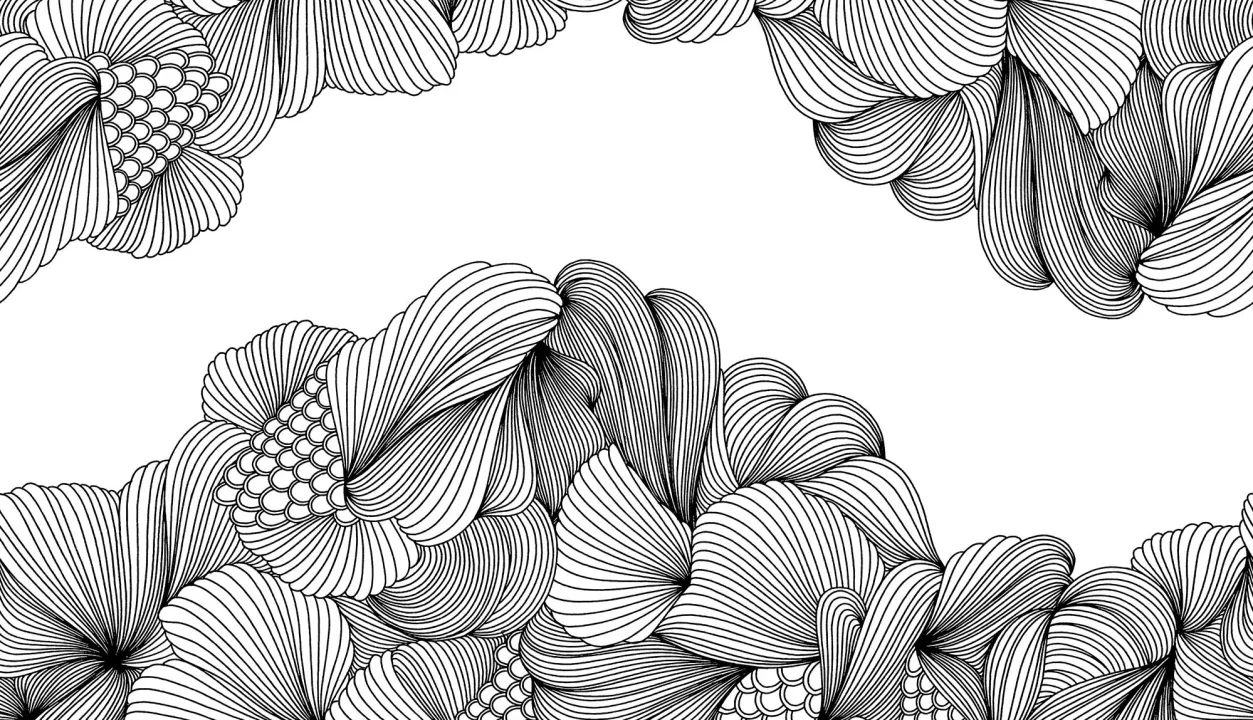 Lignes noires lisses