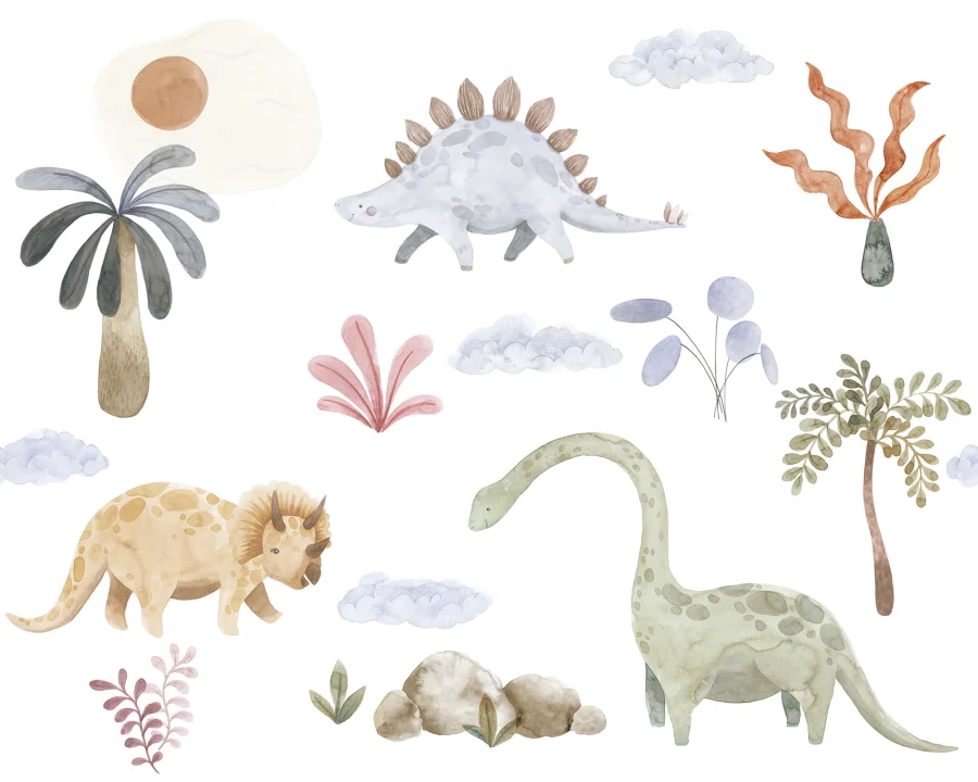 Colorful Dinosaur World