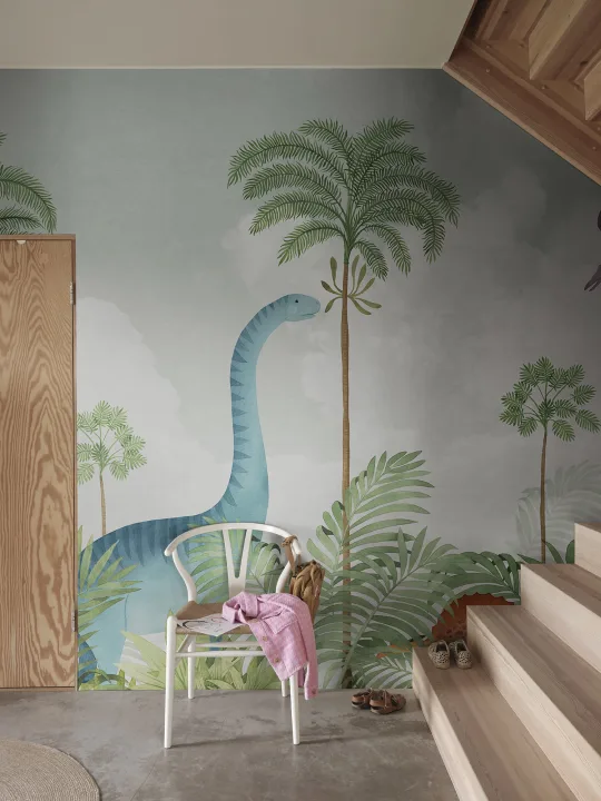 Colorful Dinosaur Scenes