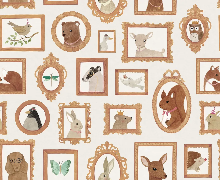 Frames met harige vrienden