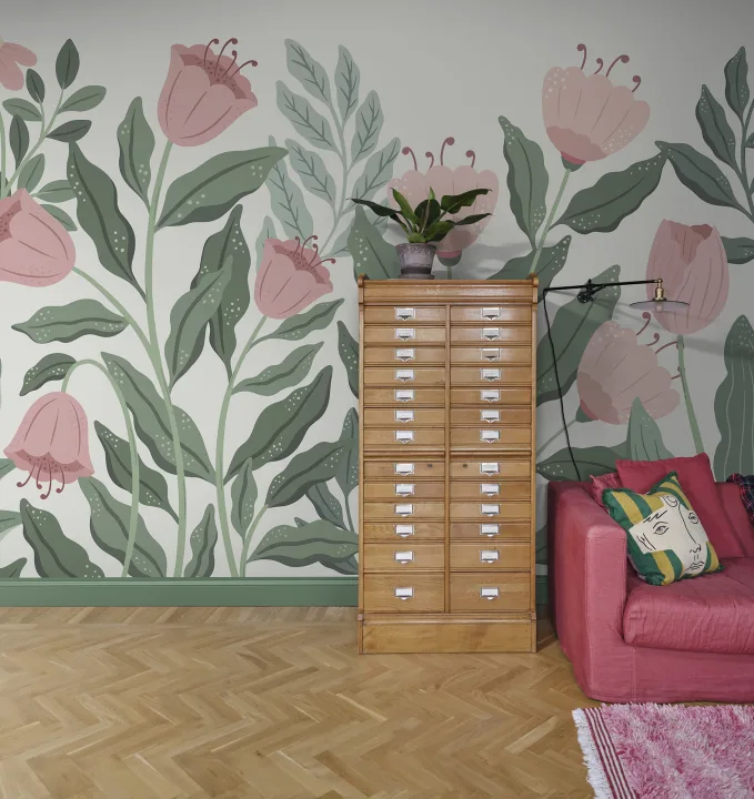 Le bonheur des fleurs roses