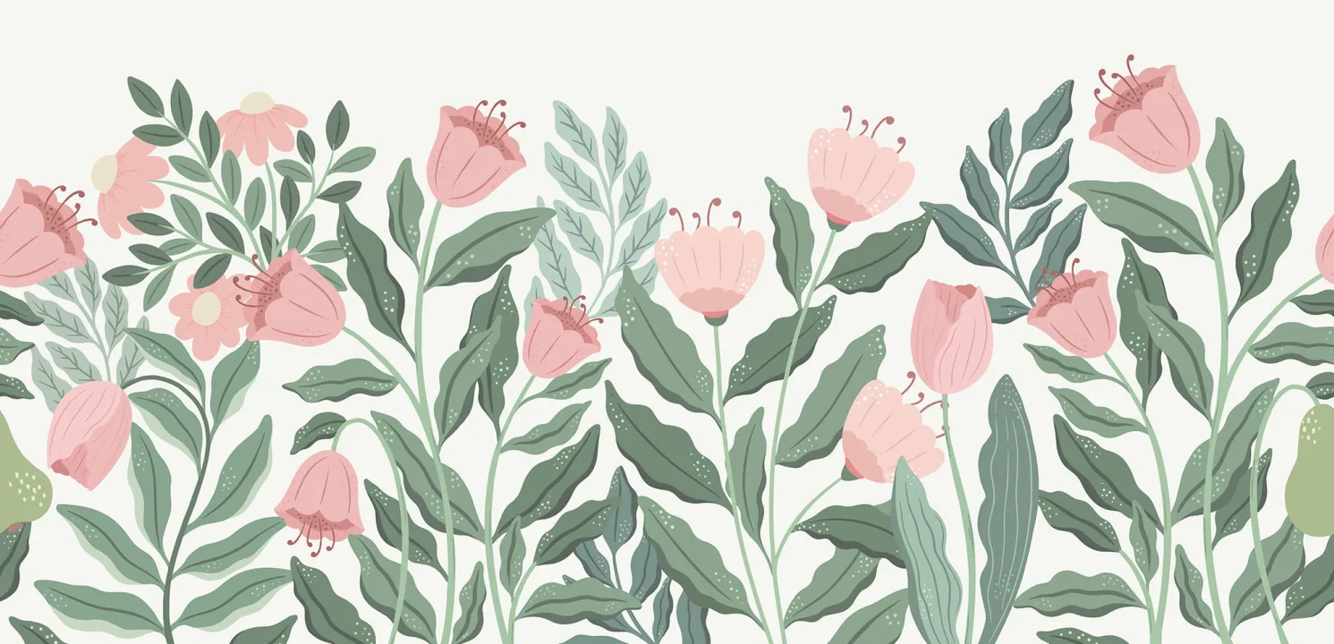 Le bonheur des fleurs roses
