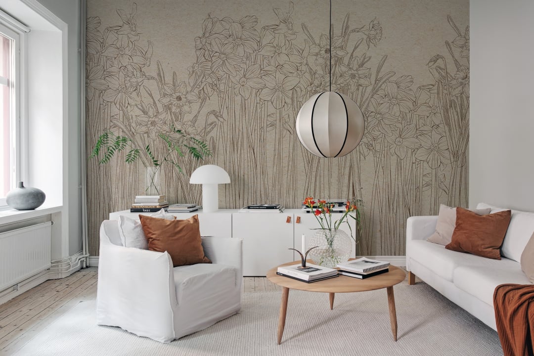 Blumige Eleganz im Vintage-Stil