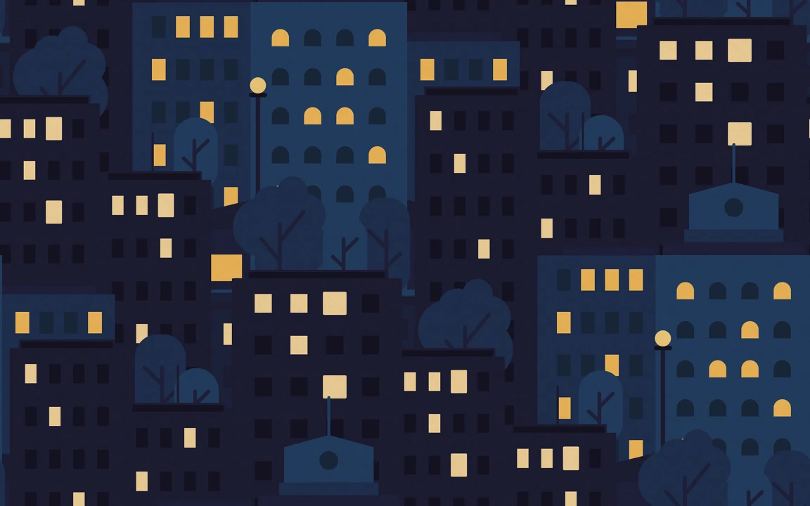 Elegancia urbana nocturna