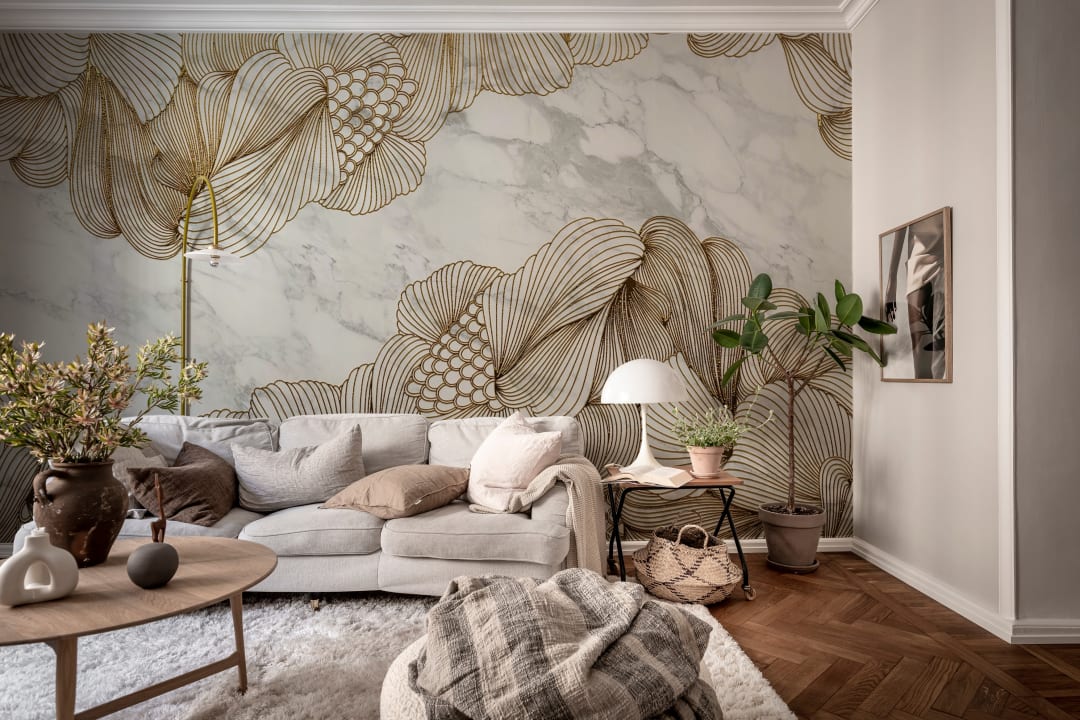 Elegant marmormønster