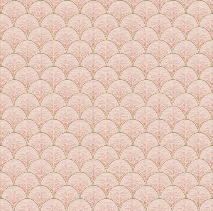 Decoratieve koraal gekleurde tegels