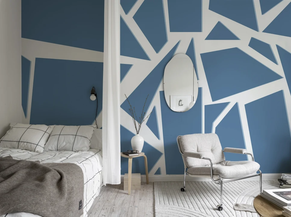 Geometryczna elegancja w nowoczesnych odcieniach