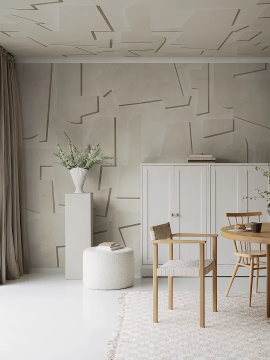 Mur en relief audacieux