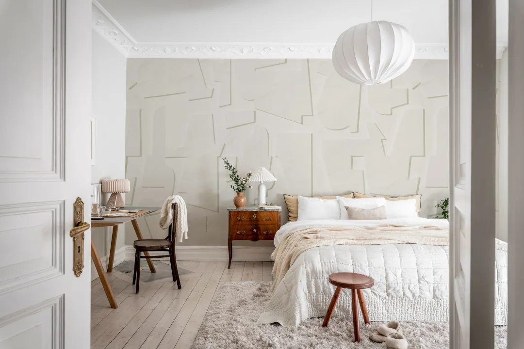 Verbluffende abstracte muur