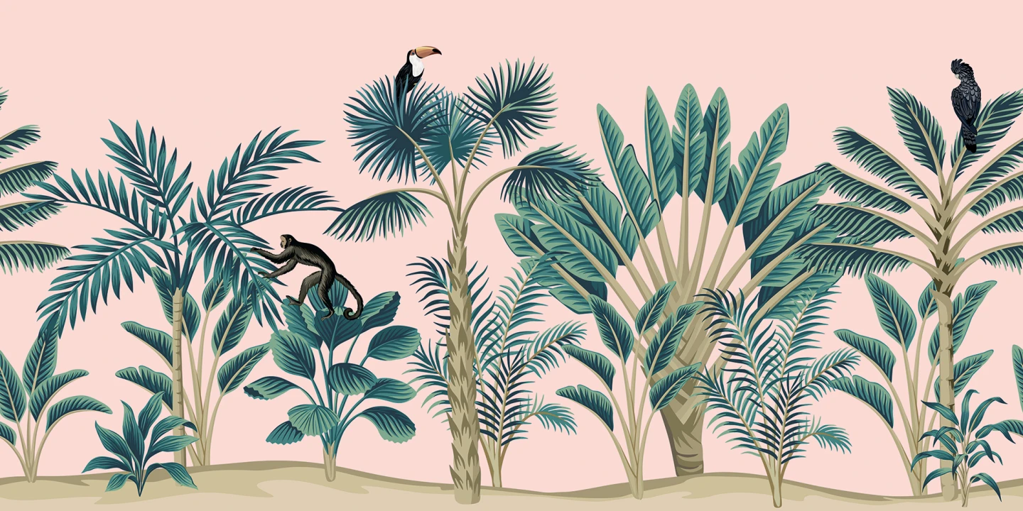 Vintage Tropical Botanical