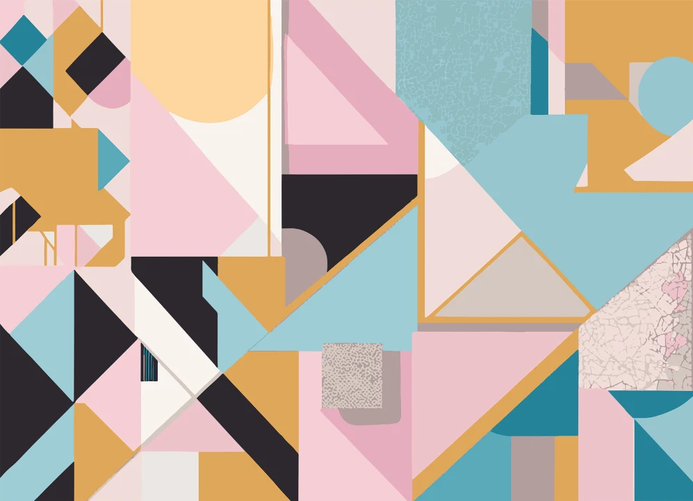Un collage de créativité colorée