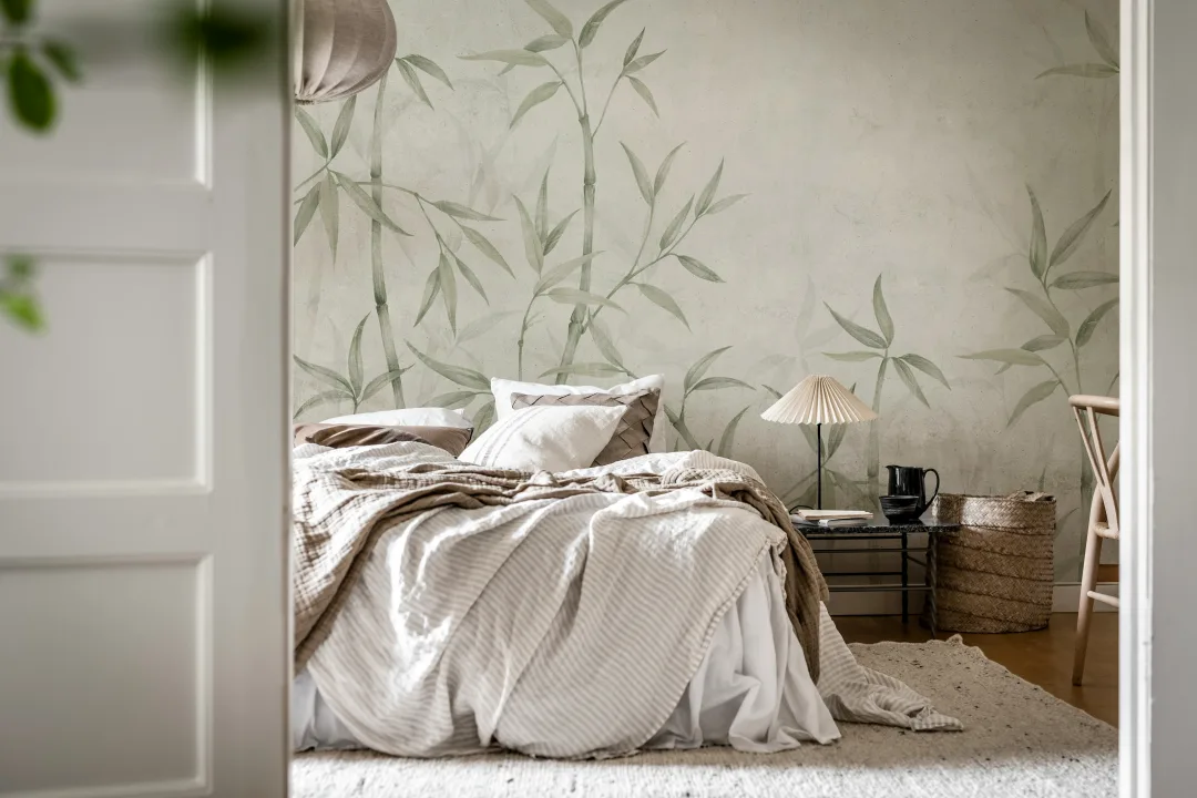 Verde bambu natural