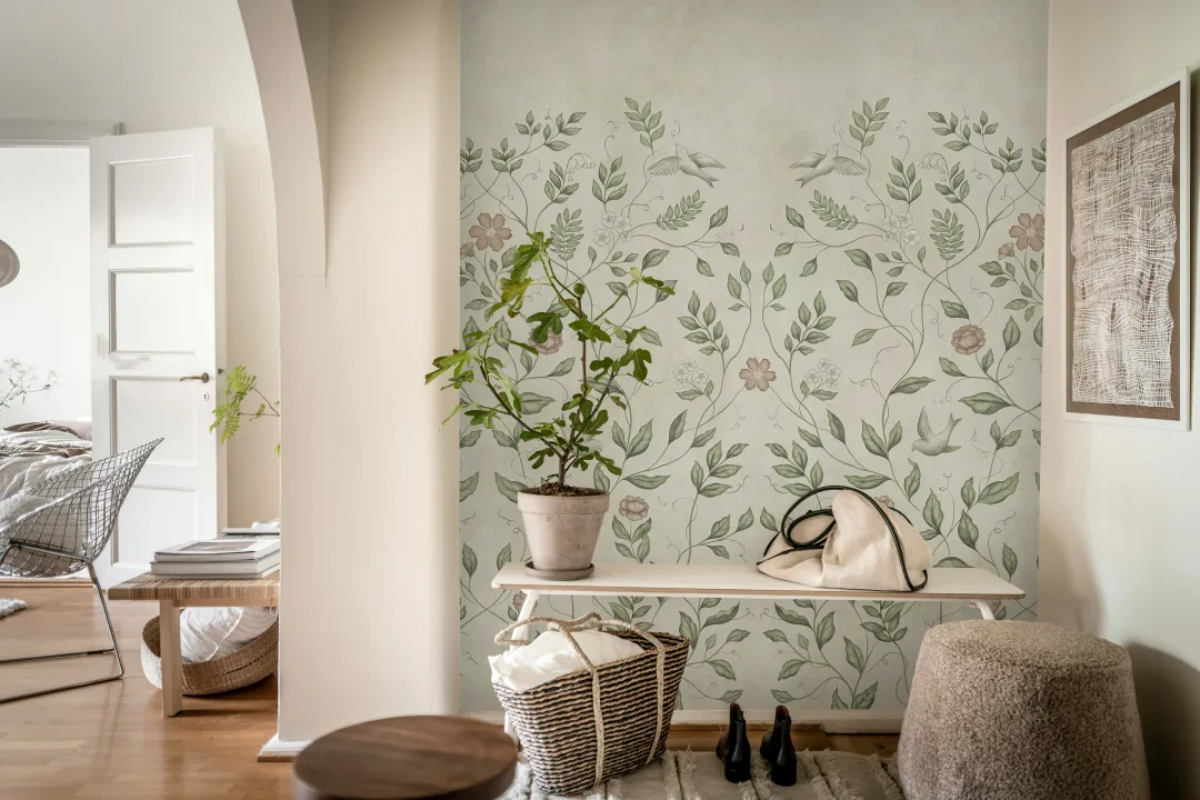 Jardin beige délicat