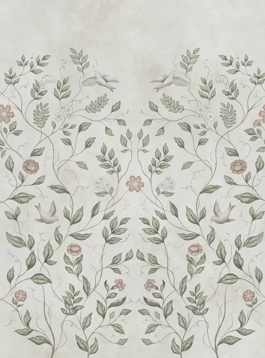 Jardin beige délicat